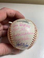 Vintage Team-Signed Official League Baseball with Multiple Autographs — listing 4