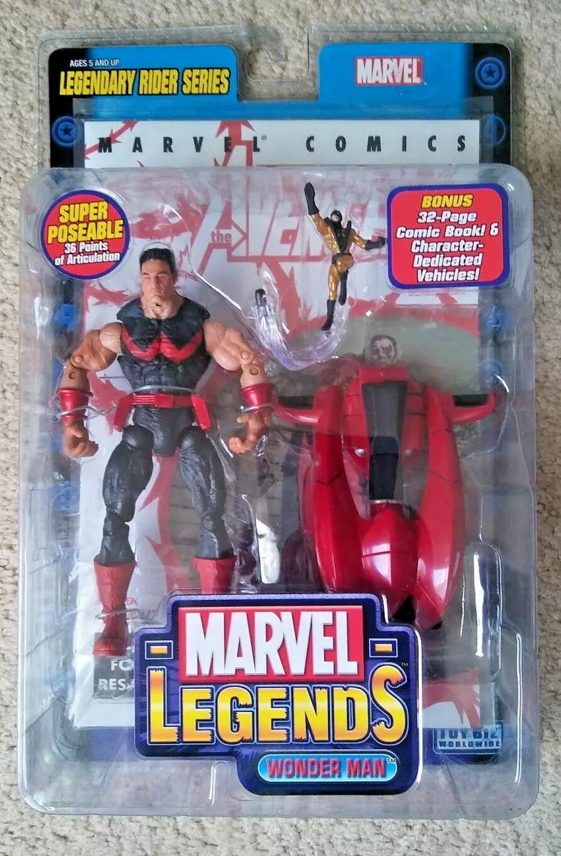 MARVEL LEGENDS LEGENDARY RIDER SERIES WONDER MAN ACTION FIGURE TOY