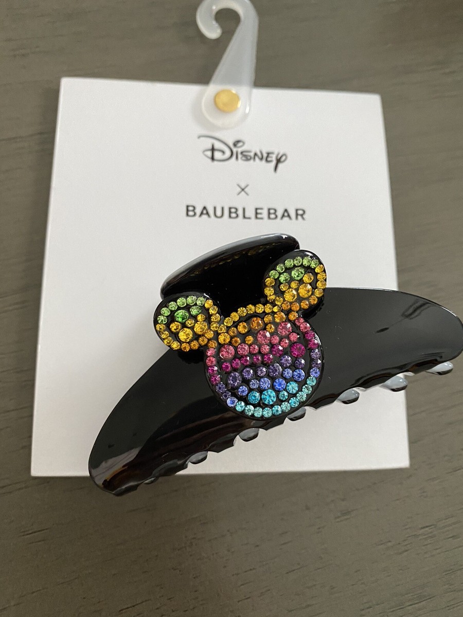 BAUBLEBAR Disney MICKEY MOUSE Rainbow Rhinestone 3 1/2” Hair  display picture 2