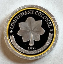 Challenge Coin U.S ARMY LIEUTENANT COLONEL RANK CHALLENGE COIN