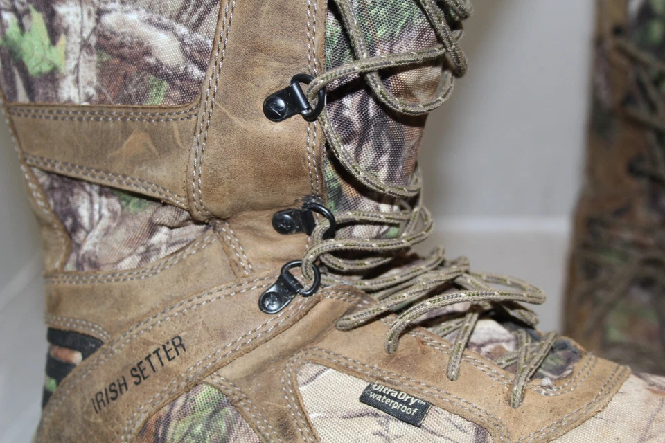 17" Irish Setter Scent Ban Snake Boots Stock #2875 Size 9.5 EUC - Image 3 of 4