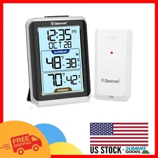 Temperature & Humidity Monitor - Wireless Hygrometer with Min/Max Records