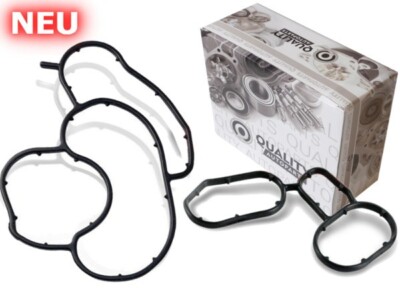 2x ORIGINAL BMW Dichtung Ölkühler/Ölfilter - Passend Für E87, E90, E46, E60 Modelle