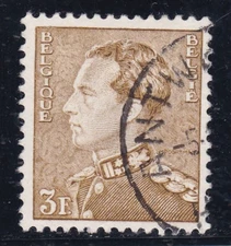 Belgium 1951 King Leopold 111 3f Fine Used SG 771 Antwerp cancel VGC
