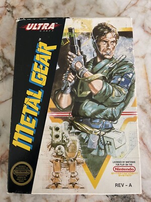 Metal Gear (Nintendo Entertainment System, 1988) MES MG