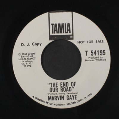 MARVIN GAYE: the end of our road / same TAMLA 7'' Single 45 RPM