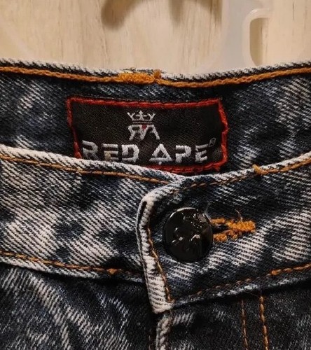 Red Ape Jeans Size 12 Youth Distressed Rock Star - Picture 2 of 6