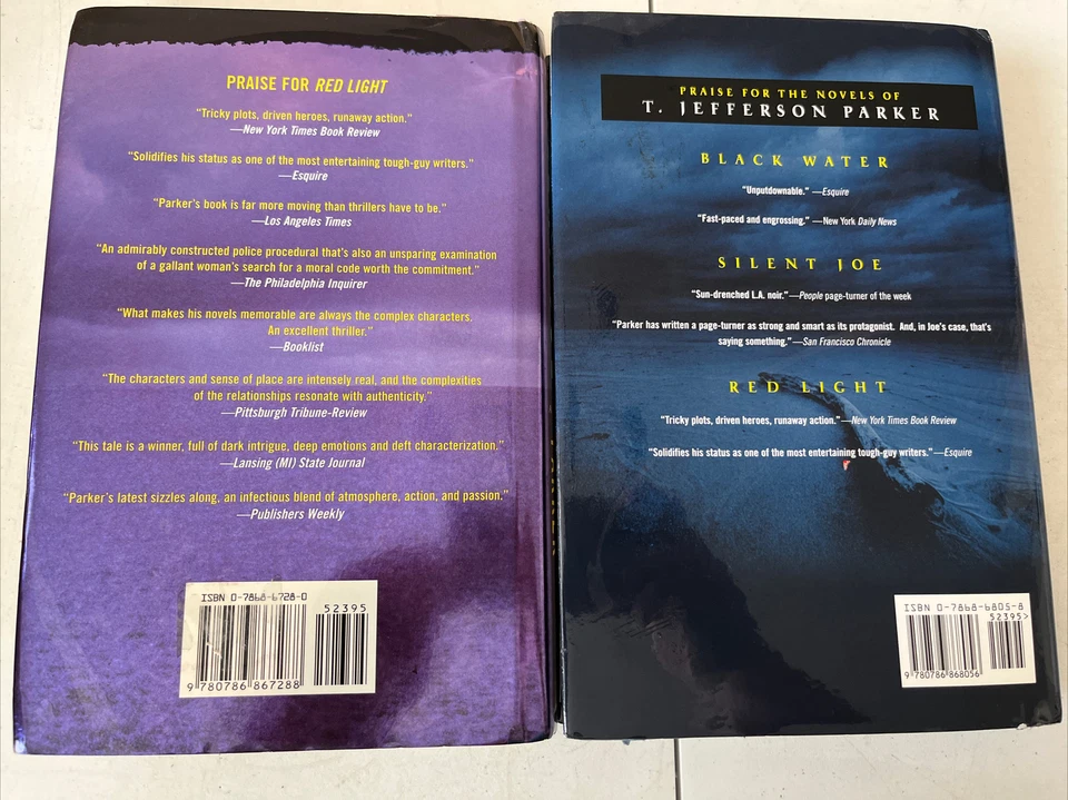 Lot of 2 Crime Thrillers by T. Jefferson Parker (Silent Joe & Cold Pursuit) Foto 2 de 4