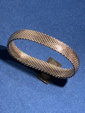 Godfrey Carter GC Sterling Silver 925 Somerset Flex Mesh Bangle Bracelet EUC