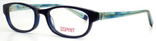 ESPRIT ET17392 543 Navy Womens Oval Full Rim Eyeglasses 49-17-135 B:30