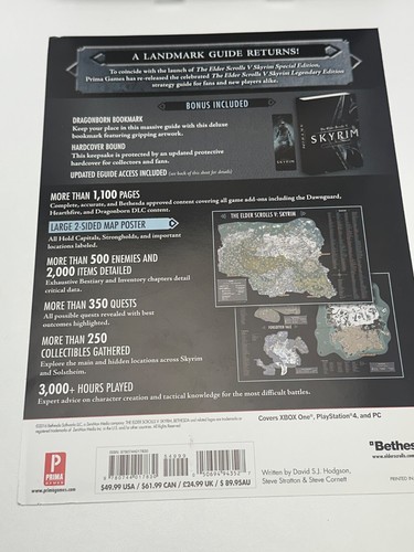 The Elder Scrolls V: Skyrim Special Edition Strategy Guide with Map - Picture 12 of 12