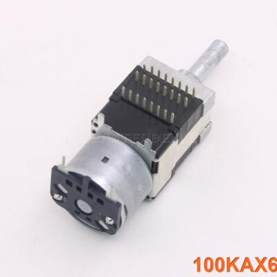 ALPS製ボリューム 3個セット 1PCS Japan ALPS Motor Potentiometer 2x100K 4x100K 6x100K