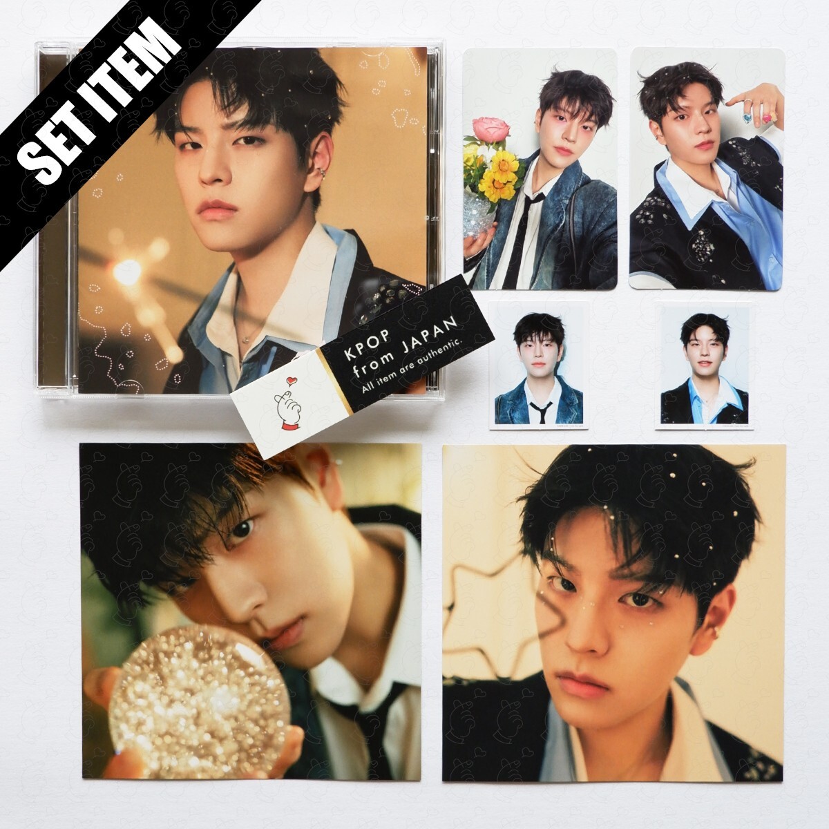 STRAY KIDS Hollow JAPAN SOLO ver. COMPLETE SET OPENED CD + 6CARDS