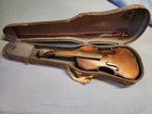 Old,Vintage Violin with hard case and bow-rough — photo 3