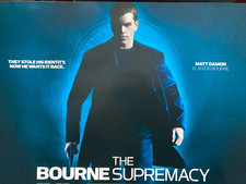 An Original Uk Mini-Quad Cinema Posters for The Bourne Supremacy with Matt Damon