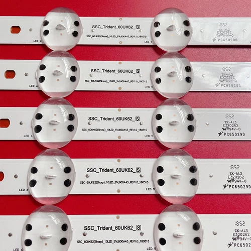 5 Stück LED Streifen für LG AGM76729101 EAY64252301 60UK6090PUA 60UK6200PLA 60UK62 - Bild 4 von 9