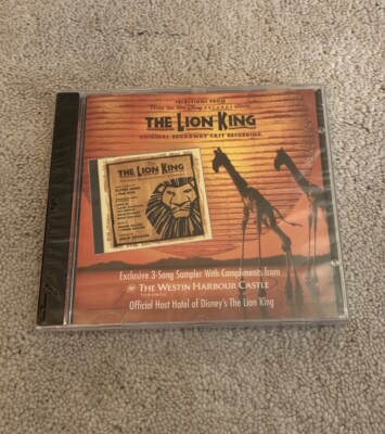 The Lion King Original Broadway Cast Recording *Brand New, Sealed*