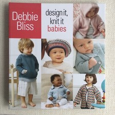 Debbie Bliss Design It Knit It Babies spiral hardback knitting book EUC patterns