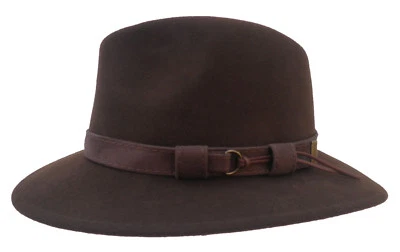 NITZSCHE FASHION GMBH & CO KG Herrenhut Wollhut Traveller wasserabweisend rollbar Outdoorhut Herrenhüte ( T1 )