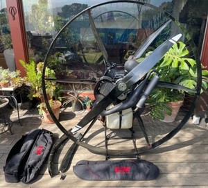 Used Scout Carbon Fiber Paramotor Powered Paraglider Ultralight Aircraft to Fly!