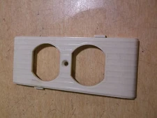 NEW P&S Unline Narrow Vintage Ivory Outlet Cover 199A Art Deco *FREE SHIPPING*