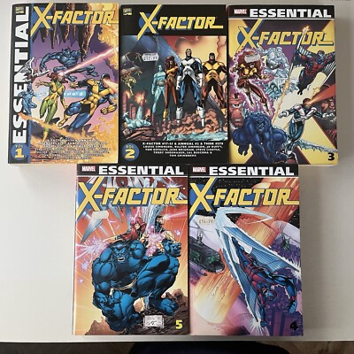 5 x Marvel Comics Essential TPB X-Factor Vol 1 2 3 4 5 2005 to 2012 Look Unread