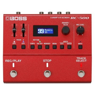 BOSS Effects Pedal Looper RC-500 Loop Station 2-Track Looper Guitar Effects Peda