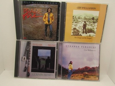 CRIS WILLIAMSON Prairie Fire CHANGER Strange Paradise COUNTRY BLESSED 4 CD Lot 