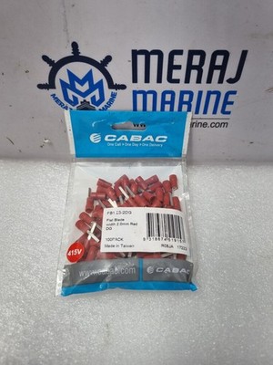 Cabac FB1.25-2DG Flachmesser 2,0 mm Breite Rot DG 1 Pack 100 Stk