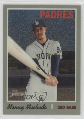2019 Topps Heritage High Number Chrome 810/999 Manny Machado #THC-520 8k4