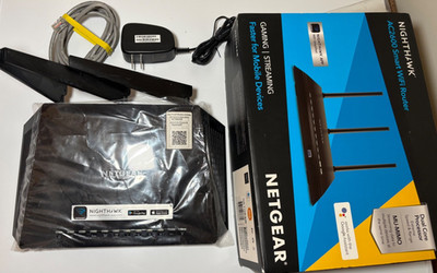 Netgear Nighthawk AC2600 Smart Wifi Dual Band Gaming Streaming Router R7450