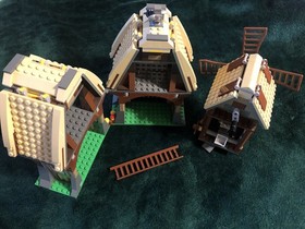 Lego Castle Kingdoms 7189 Mill Village Raid Barn & Windmill