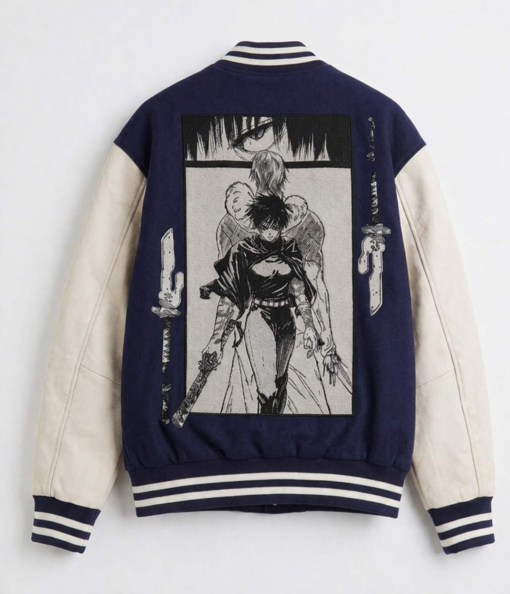 Anime Embroidered Varsity Jacket – Maki Zenin Cosplay | eBay