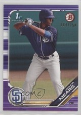 2019 Bowman Draft Chrome Purple Refractor 64/250 Joshua Mears #BDC-180 1j7t
