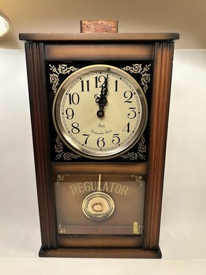 Vintage Centurion Korean Quartz Westminster Chime Pendulum Wall Clock