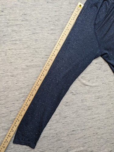 Camisa Lululemon Para Hombres Mediana Azul Jaspeado Live in Practice Performance Pullover - Imagen 6 de 9