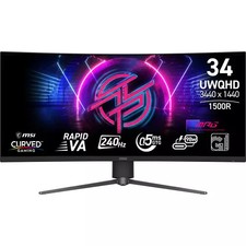 MSI MPG 346CQRF X24 computer monitor 86.4 cm (34") 3440 x 1440 pixels UltraWi...