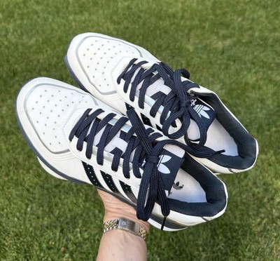 Men s Adidas Originals Mega Torsion White Blue Sneakers 2010 Size US 8 Vintage