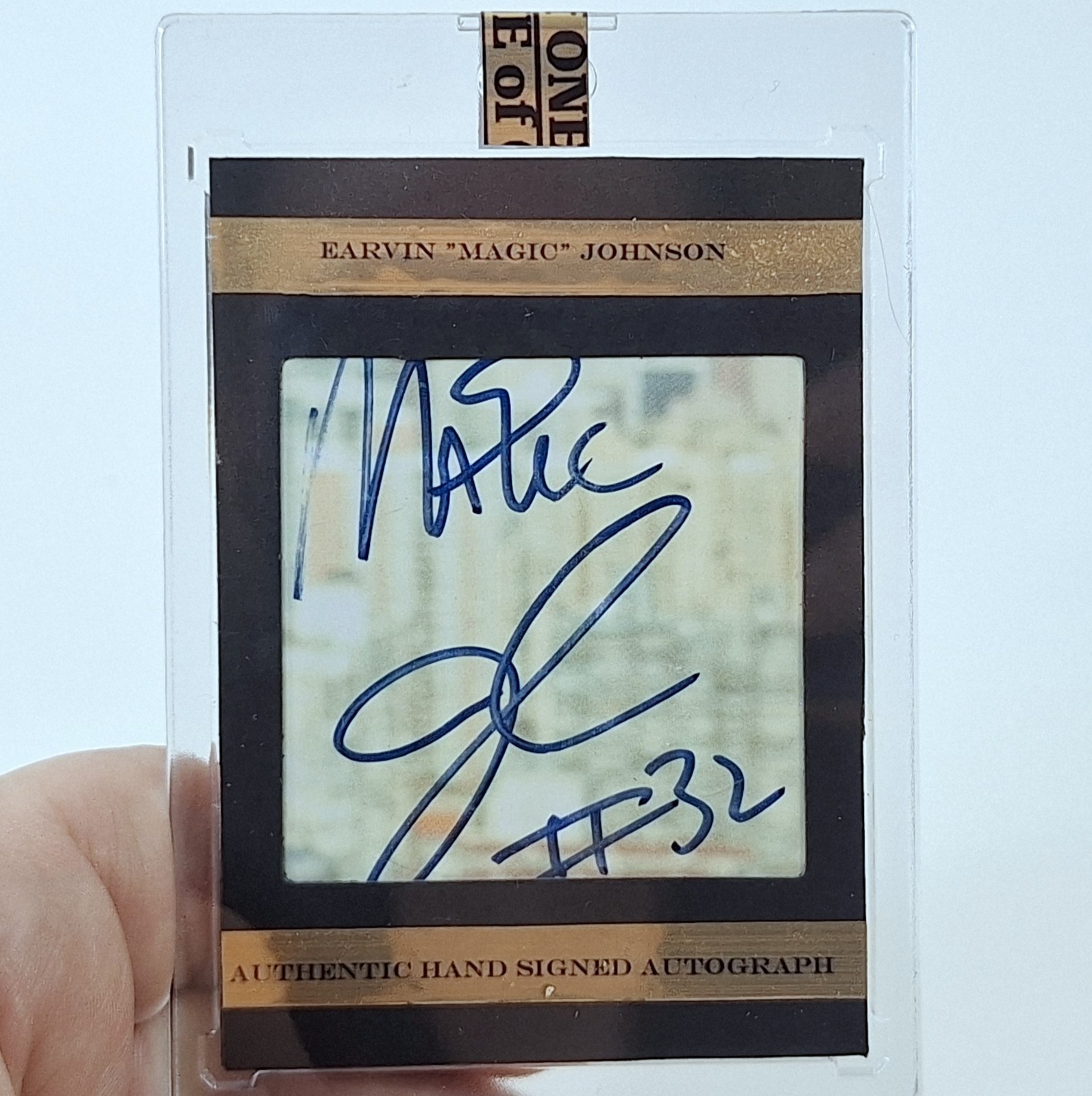 Magic Johnson Encased Relic Cut Auto Gold 1/1 - LA Lakers - FREE SHIPPING view 2