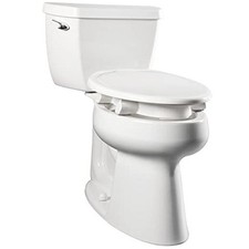 Bemis Assurance 3" Raised Toilet Seat for Seniors, Elongated Raised Seat