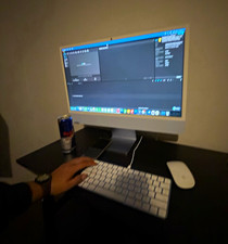 Apple iMac 24-inch (2024) * Apple Magic Keyboard * Apple Magic Mouse * Power