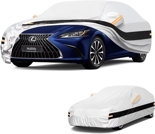 Car Cover for Lexus ES 2012-2026, 10 Layers Waterproof All Weather, Sun Dust Pro