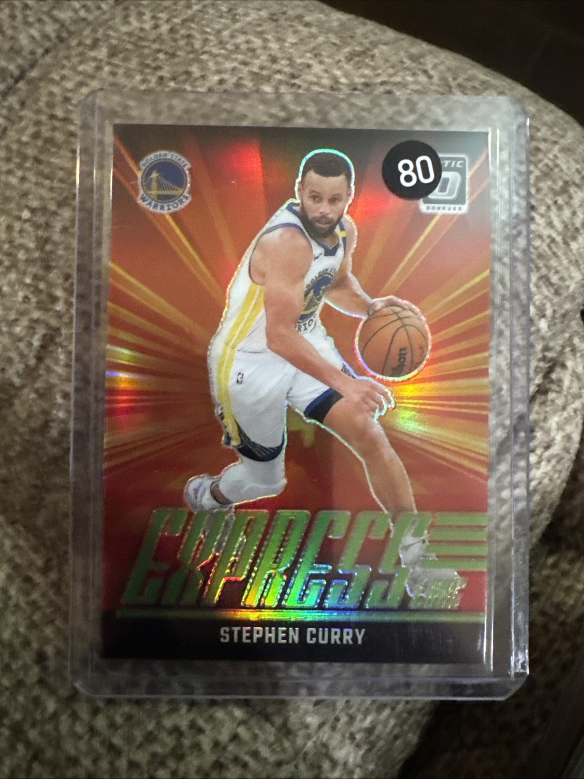 2024-25 Panini Optic - Express Lane Stephen Curry #13 Lime Green Prizm /199