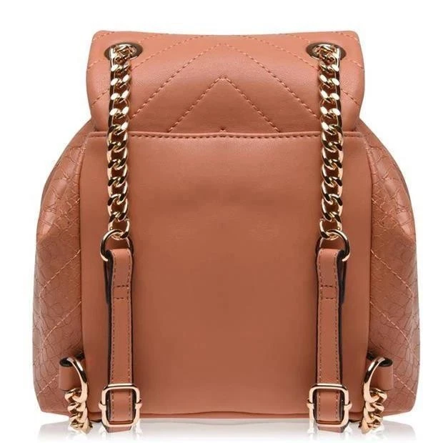 RRP €80 BNWT Dune london Quilted Cross Body Shoulder Bag Mini Backpack BLACK - Image 4 of 4