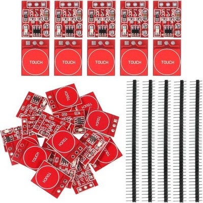 TTP223 Capacitive Touch Switch Sensor Module 30PCS 3.3V 5V Self Lo Size: 30pcs