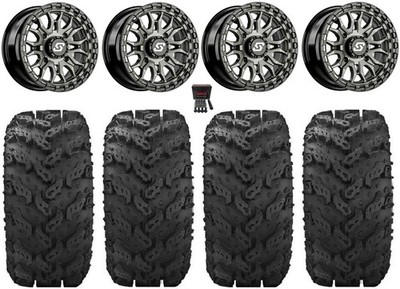 Sedona Ignition 14'' Wheels Gunmetal 28'' Reptile Tires Can-Am Defender