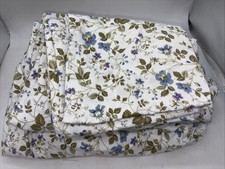 LAURA ASHLEY Spring bloom Floral 4 Pc QUEEN SHEET SET