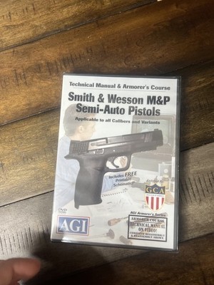 Smith & Wesson M&P Semi-Auto Pistols AGI Armorer Course DVD 2012 Robert Dunlap