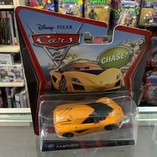 Disney Pixar Cars 2 Chase Fabrizo Retro Diecast New Sealed Diecast Car Carded