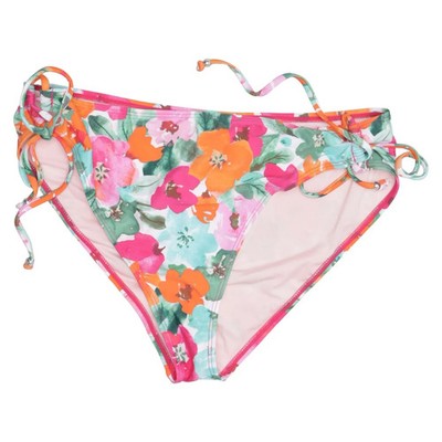 Cupshe, Bikiniunterteil, Größe: XL, Pink/Orange/Grün #h2F